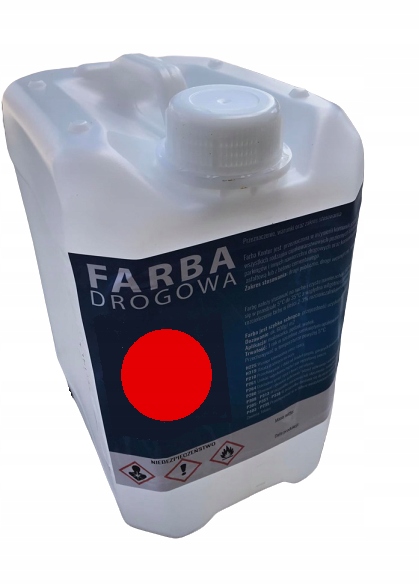 Červená cestná farba 15kg na betónové podlahy